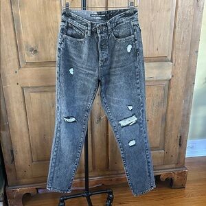 VOLCOM Distressed Gray Jeans